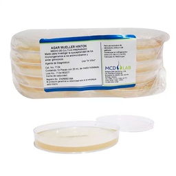 [PT7134] Agar Mueller Hinton Pqte/10 Placas MCD LAB